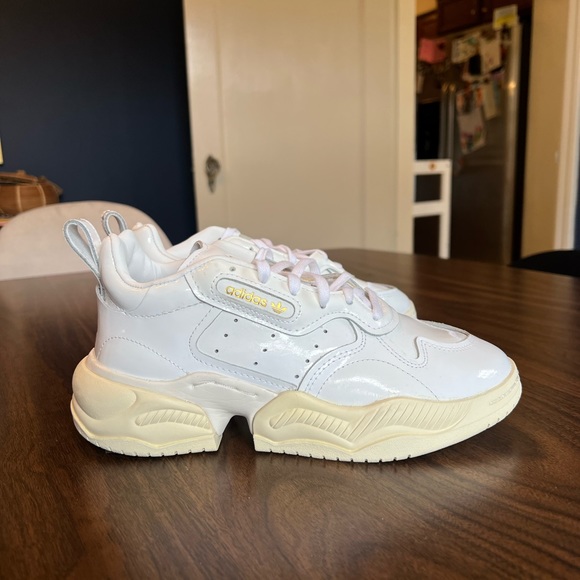 NEW Adidas original super court rx patent leather size 7 women’s - Picture 3 of 4